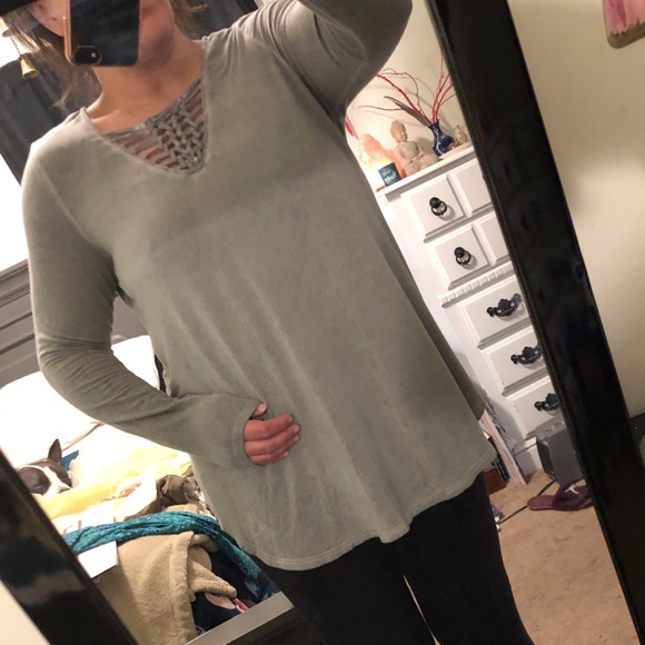 American Eagle sage soft & sexy xl cage top - Picture 2 of 5